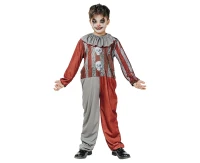 Role play-set for child Double Skeleton (double sided jumpsuit, collar), size 120/130 cm